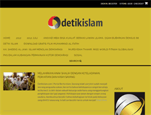 Tablet Screenshot of detikislam.com